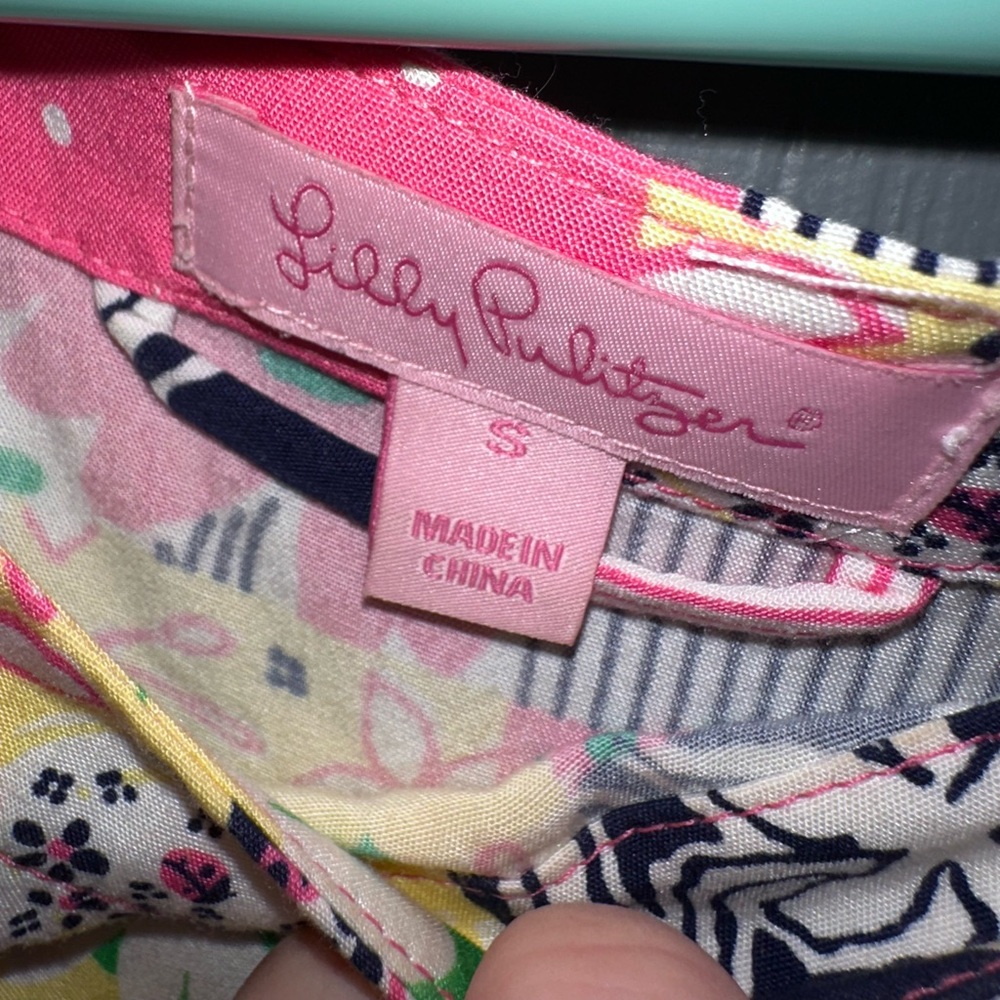 Lilly Pulitzer patchwork top - Picture 4 of 5